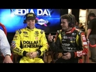 Jeff Gordon and Matt Kenseth at NASCAR Media Day