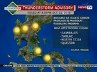 QRT: Weather update as of 6:03 p.m. (Oct. 22, 2013)