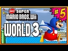 New Super Mario Bros. Wii (100%) - Part 5 - World 3-1, 3-2, 3-3, 3-Boo House (All Star Coins) [HD]
