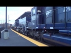 Pan Am EDPO going by Haverhill MBTA Station in Haverhill, MA. December 8, 2013
