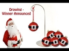 Drawing Announcement - Winner Announced (Santa Belt Ornament)