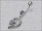 Heart Belly Button Rings by Piercebody.com