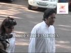 Bollywood Celebrity Arriving at Singer Sonu Nigam's Mother's 