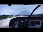 FSX flying Cessna 208-B Grand Caravan, Stormy Weather over Port Angeles, WA orbx FTX