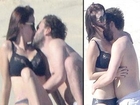 Johnny Galeckis Lip Lock With Girlfriend