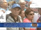 Jubilados protestan frente a sede de Pdvsa en La Campiña