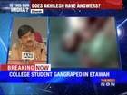 Girl gangraped and set ablaze in UP