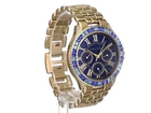 Anne Klein Women's AK 1712BLGB Swarovski Crystal Accented Blue Dial Watch
